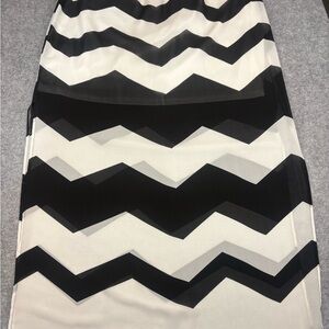 Takara Black and White Maxi Skirt